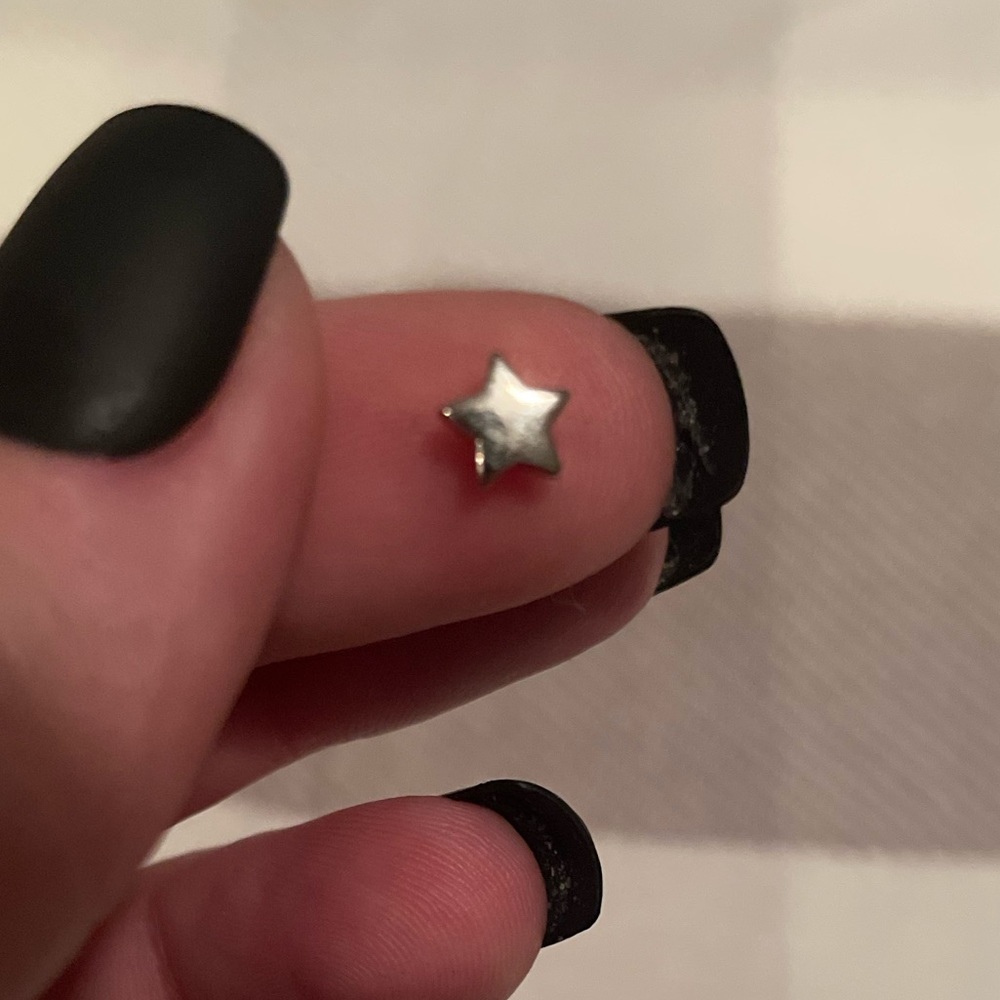 Origami owl living locket silver star charm